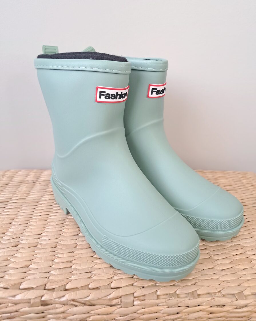 Rubber boots with removable inner Light Green