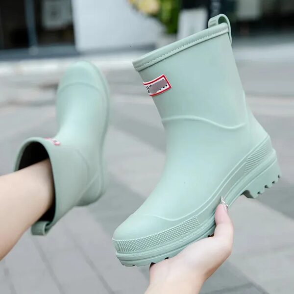 Rubber boots with removable inner Light Green